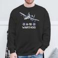 アメリカ軍の戦闘爆撃機a10 イボイノシシ 長袖tシャツ スウェットシャツ 高齢者への贈り物