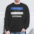 エストニア国旗tシャツ スウェットシャツ 高齢者への贈り物