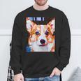 コーギー・ポートレート キュビズム・アート スウェットシャツ 高齢者への贈り物