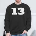 ナンバー13 Thirn スポーツチーム フロントプリント お揃い 誕生日 スウェットシャツ 高齢者への贈り物