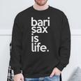 バリトンサックス サックスプレイヤー サックスフォニストギフト スウェットシャツ 高齢者への贈り物