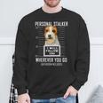 パーソナルストーカー犬ジャックラッセルテリア私はあなたに従います Jack Russell Terrier Dog 長袖tシャツ スウェットシャツ 高齢者への贈り物