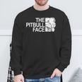 ピットブルフェイス ファニー ドッグ ピットブル スウェットシャツ 高齢者への贈り物