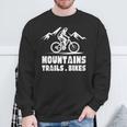 ヴィンテージ マウンテンバイク メンズ レディース バイカー Mtb トレイルバイク 長袖tシャツ スウェットシャツ 高齢者への贈り物