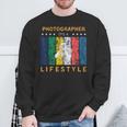 写真家 It's A Lifestyle おもしろtシャツ 写真好きのギフト スウェットシャツ 高齢者への贈り物