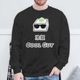 冷奴 Cool Guy クールガイ（おかしな日本語）間違い 英語 豆腐 キャラ 【変なデザイン屋さん】面白い ギャグ スウェットシャツ 高齢者への贈り物