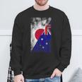 日本とオーストラリアの国旗 日本オーストラリア。 スウェットシャツ 高齢者への贈り物