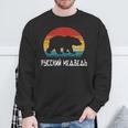 面白いロシア語 ロシアのクマのシルエット ロシア 長袖tシャツ スウェットシャツ 高齢者への贈り物