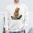 Bearded Dragon Youth Gecko Lizard Animal スウェットシャツ 高齢者への贈り物