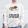 Cute Leonberger If You Love Me Let Meleep パジャマ スウェットシャツ 高齢者への贈り物