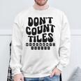 Don't Count Tiles タイルゲーム 麻雀選手 フォールド引退 スウェットシャツ 高齢者への贈り物
