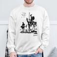 Don Quixote アートワーク 長袖tシャツ スウェットシャツ 高齢者への贈り物