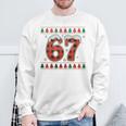 67 Six Seven Squad Meme Christmas Ugly Sweater Sweatshirt Gifts for Old Men