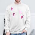 Help2 スウェットシャツ 高齢者への贈り物