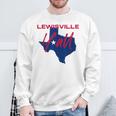 Lewisville Texas Y'All TX Pride State Map Cute Sweatshirt Unisex Gifts for Old Men