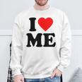 I Love Me · I Heart Me Y2k · 私は私を愛してます スウェットシャツ 高齢者への贈り物
