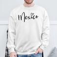 Love Mexico キュート ハート 誇り メキシコ人 愛 メキシコ 長袖tシャツ スウェットシャツ 高齢者への贈り物