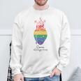 Love Wins Always Lgbt Lgbtq レインボープライド月間サポート スウェットシャツ 高齢者への贈り物