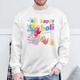Vibrant Happy Holi スウェットシャツ 高齢者への贈り物