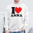 アイ・ラブ・アンナ スウェットシャツ 高齢者への贈り物