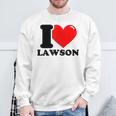 アイ・ラブ・ローソン スウェットシャツ 高齢者への贈り物