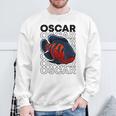オスカーフィッシュ 80年代スタイル モンスターフィッシュキーパー 熱帯魚 スウェットシャツ 高齢者への贈り物