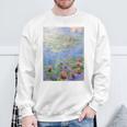 クロード・モネ 睡蓮 スウェットシャツ 高齢者への贈り物