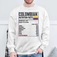 コロンビア 栄養成分 食品 カミセタ コミダ コロンビア スウェットシャツ 高齢者への贈り物