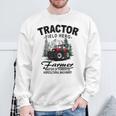 トラクター トラクター トラクター 農家 農業 スウェットシャツ 高齢者への贈り物