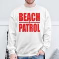 ビーチパトロール サーフ レスキュー ライフガード スウェットシャツ 高齢者への贈り物