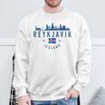 レイキャビク アイスランド アイスランド国旗 スカイライン プライド お土産 スウェットシャツ 高齢者への贈り物