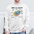 動物細胞の解剖学 生物学者 理科学生 スウェットシャツ 高齢者への贈り物
