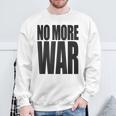 反戦 平和 イスラエル パレスチナ ウクライナ ロシア リビア シリア イエメン クルド トルコ No More War スウェットシャツ 高齢者への贈り物