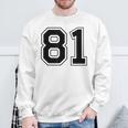 番号 81 スウェットシャツ 高齢者への贈り物