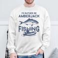 私はむしろなりたい-フィッシャーフィッシャーマンカンパチ釣り スウェットシャツ 高齢者への贈り物