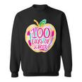 100 Days Of School Apple Teacher Student Kids Groovy Retro Sweatshirt Unisex 100 Days Of School Apple Teacher Student Kids Groovy Retro Sweatshirt Unisex