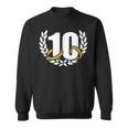 10年目10年目の結婚記念日リース スウェットシャツ
