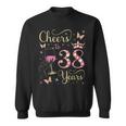 38歳、38歳の女王の誕生日、38歳の誕生日に乾杯。 スウェットシャツ