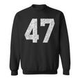 47 ジャージユニフォーム バーシティ スポーツ番号 47歳の誕生日 スウェットシャツ