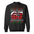 67 Meme Six Seven Meme Slang Christmas Ugly Sweater Sweatshirt