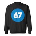 67 歳の誕生日番号 67 バルーン 67 歳の誕生日 スウェットシャツ