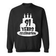 91年のお祝い イベント 記念日 誕生日 スウェットシャツ