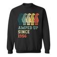 Amped Upince 1956 レトロ 誕生日 ギター 音楽 誕生年 スウェットシャツ