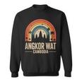 Angkor Wat Cambodia Retro Rainbow And Fun Vintage Temple Tank Top Sweatshirt Unisex