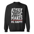 Angry Music Make Me Happy Heavy Metal Metalheads スウェットシャツ