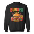 Berger Crew Hamburger Cheeseburger Fast Food Lovers スウェットシャツ