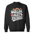 Words Best Father Pink Father’S Day スウェットシャツ