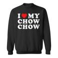 Dog I Love My Chow Chow Chow スウェットシャツ