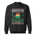 Dumpster Fire Response Team Leader Christmas Ugly Sweater Sweatshirt