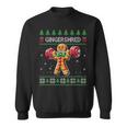 Gingershred Gym Christmas Ugly Sweater Gingerbread Workout Sweatshirt Unisex